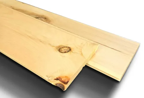 Planche de pin 1x6 bois économique déclassé