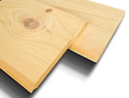 Planche de pin 1x8 bois économique déclassé