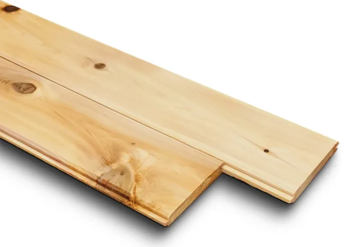 Planche de cèdre blanc 1x5 embouveté